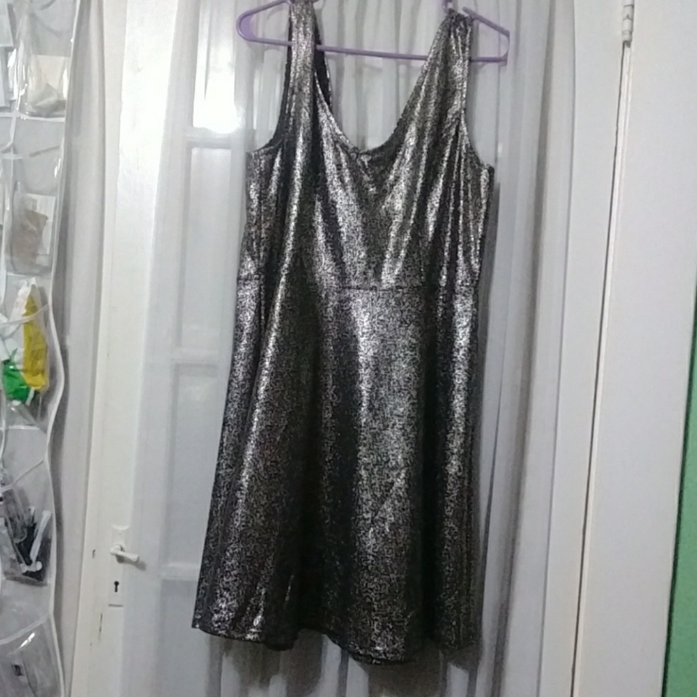 Maurices Black and Gold Dress